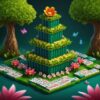 Flower Tower Mahjong game