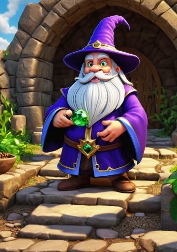 Wizard Jewels Game